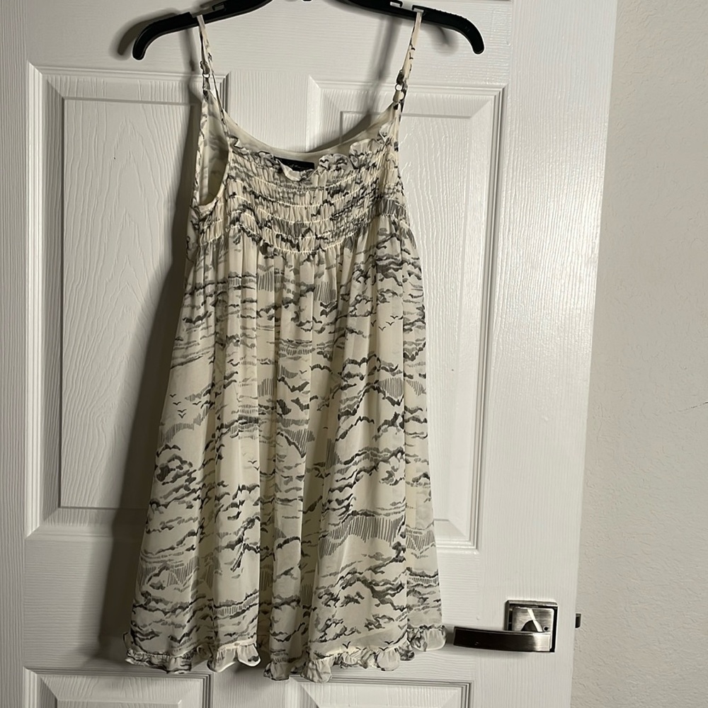 Patterson j Kincaid ruffle tank mini dress
